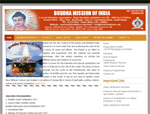 Tablet Screenshot of buddhamission.org